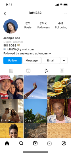 instagram feed